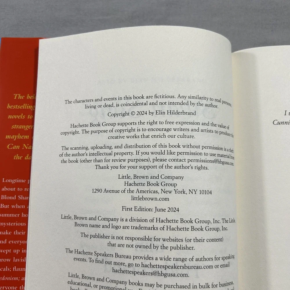 Swan‎ Song by Elin Hilderbrand (2024, Hardcover) EUC